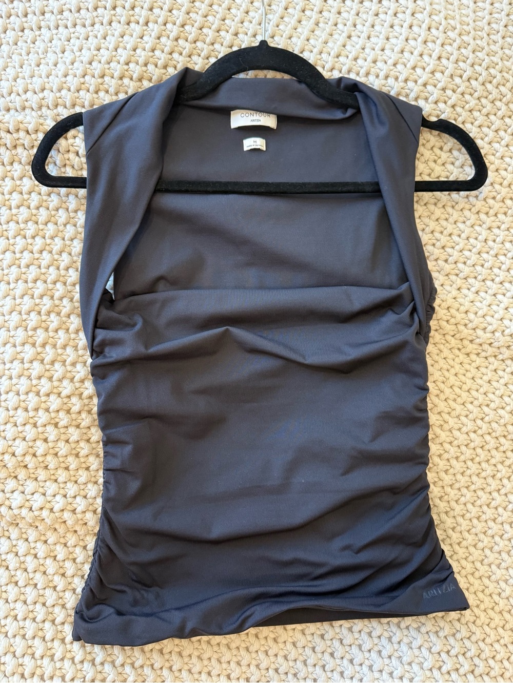 Aritzia Square Neck Ruched Tank